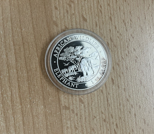 Silber somalia elefant - 1,