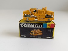 Tomica CC21 Walze Dynapac 1:62 Tomy Baumaschine Modell Japan Selten