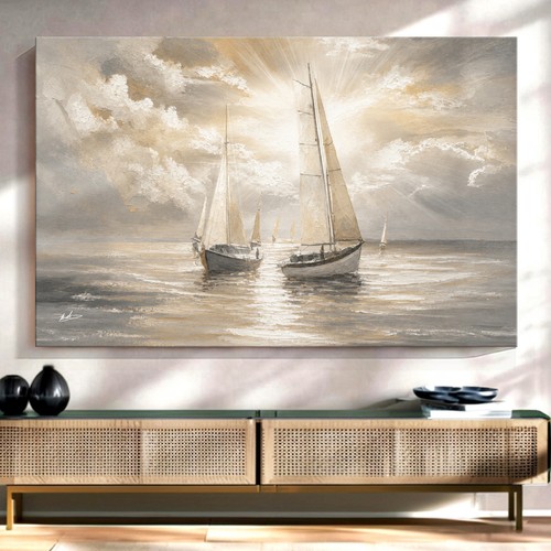 Leinwand bilder xxl segelboote - leinwand,