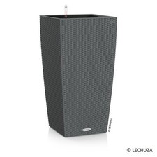 LECHUZA® Pflanzgefäße CUBICO Cottage 40 Granit All-in-One