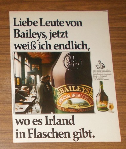 Seltene werbung baileys - seltene,