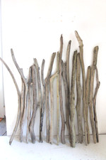 Schwemmholz Treibholz   ❤️   19 Stäbe Äste Stangen L 42-65 cm  Treibgut