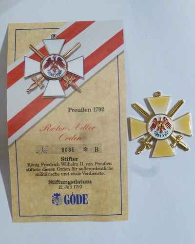 Orden abzeichen göde preussen - orden,