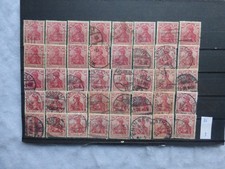 DR.# Mi. 86  Germania # Sammlung (3) # 40 Marken # gestempelt