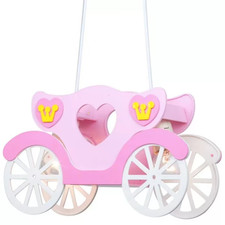Mädchenlampe Kinderlampe Pendelleuchte Kutsche Prinzessin