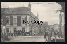 !49 AK Friedrichstadt Eider Lk. Nordfriesland Bahnhofstraße Straßenansicht 191?