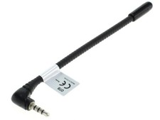 Original OTB TMC Antenne 3,5mm Klinke, 90Grad Winkel, ca. 10cm.  schwarz