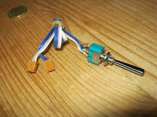 Ausbauschalter für Graupner MC Anlagen 2 Stecker ein-aus - ein  langer  Griff