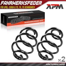 2x Federn Fahrwerksfeder