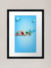 Zwitschernde Liebe Vögel