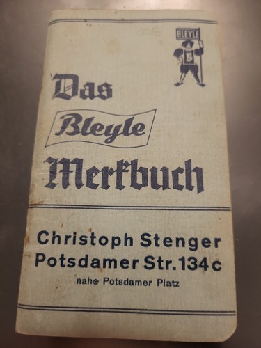 Bleyle merkbuch 1936 - bleyle,