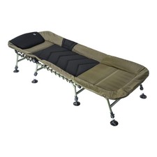 Q-TAC Karpfenliege Bedchair 8-Bein Anglerliege Deluxe Camping Gästebett Liege