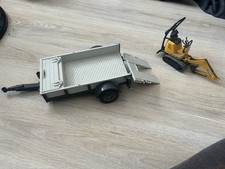 Bruder Einachsiger Anhänger Mit Minibagger