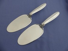 2 Tortenheber - Kuchenheber - Hammerschlag - Metall - ca. 23 cm