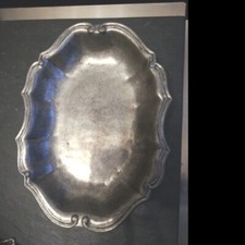 Alte Anbietschale Zinn 95 % B