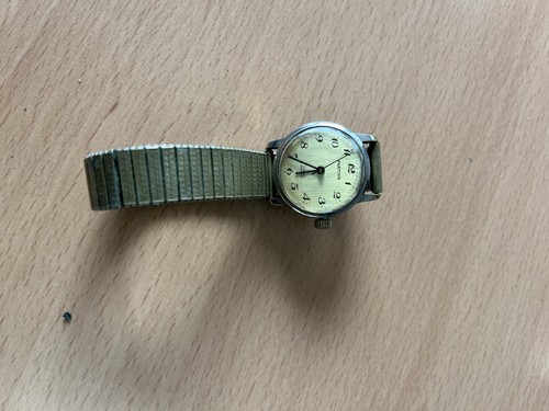 Vintage prätina damenuhr - prätina,
