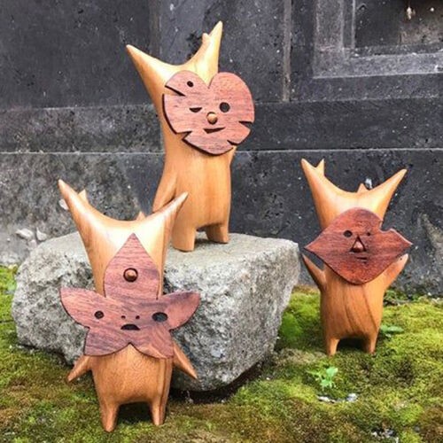 Holz korok statue - holz, handwerk