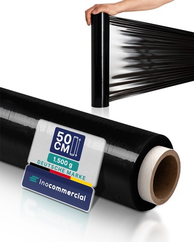 Inoverse schwarz stretchfolie - schwarz,
