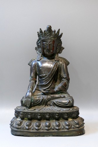 Großer buddha amitabha bronze - buddha,