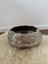 Vase Schale Colmore Alu Silber