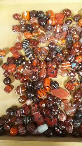 Perlenmix indische lampwork - perlenmix, 9: