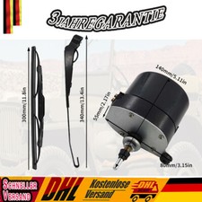 12V Universal Scheibenwischer Motor mit Arm und Klinge für Willys Jeep Traktor