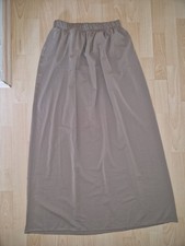 Damen Maxirock Langer Rock Taupe Braun Beige M 38 L 40