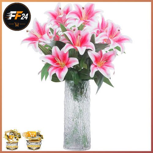 Künstliche lilienblume rosa - lilienblume,