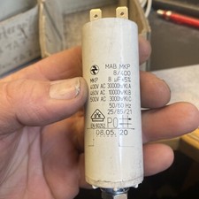 Kondensator Häcksler Anlaufkondensator 8 aF Schliesing und Andere