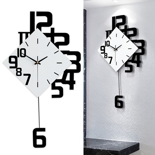 Wanduhr acryl mit pendel - wanduhr,