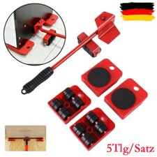 Möbeltransport-Set Möbeltransportrollen 4x Transportroller + Lastenheber 150 kg