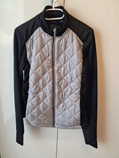 Sportjacke Schwarz M 40 42 Silber Damen Laufjacke Trainingsjacke Jacke Outdoor