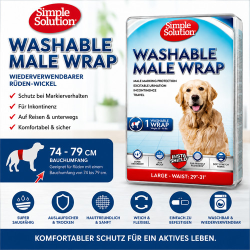 Hundewindel rüde 79cm - hundewindel,