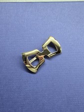 Goldfarbene Tuchbrosche /