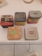 blechdosen von fossil konvolut