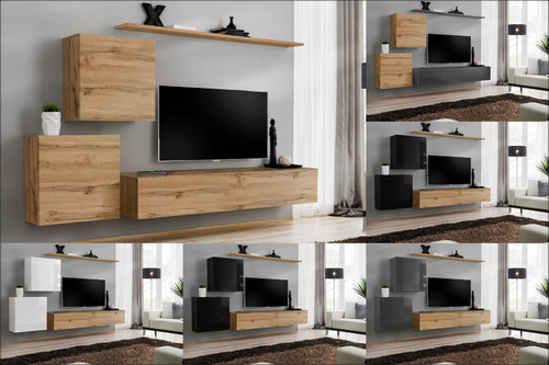 Anbauwand wohnwand wohnzimmer - anbauwand,