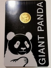 Goldmünze in Coincard "Giant
