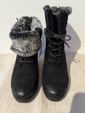 Stiefeletten mit warmen Futter Gr.40 von Graceland NEU Leder?