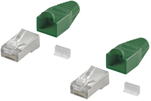 Modularstecker rj45 geschirmt - modularstecker,