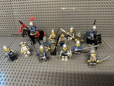 Lego Castle - King's Knight Ritter 14x Figur 2 X Pferde Waffen Konvolut