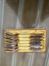 6 X KUCHENGABEL - DEKOR : -