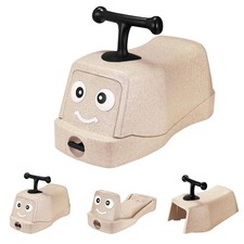 Rutschauto 1 Jahr, Babyrutscher mit Geräuschlose Räder, Babyroller Babyrollbrett