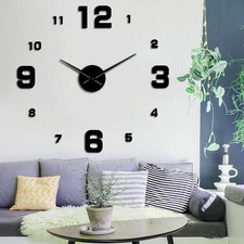 Moderne Wanduhr Große 3D Wand