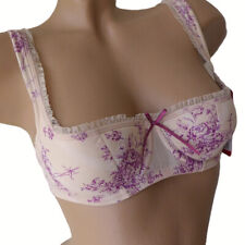 Balconette BH beige Halbschale Cups Träger gepolstert Damen auch als Dirndl BH