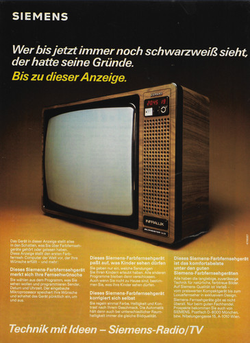 Siemens 1973 vintage - tv,