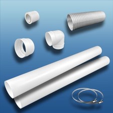 Küchenabluft-Set Rundrohrsystem Lüftungssystem für Dunstabzugshaube