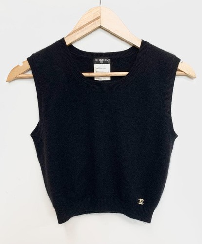 Chanel ärmellose strickweste - ärmellose,