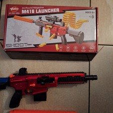 VATOS M416 Launcher Elektrisches Maschinengewehr, Inkl. Ladekabel Ersatzakku