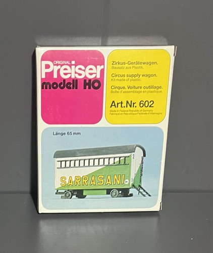 Preiser modell 602 zirkus - modell,