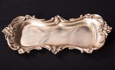 Antike Schale Konfektschale versilbert Jugendstil Platte